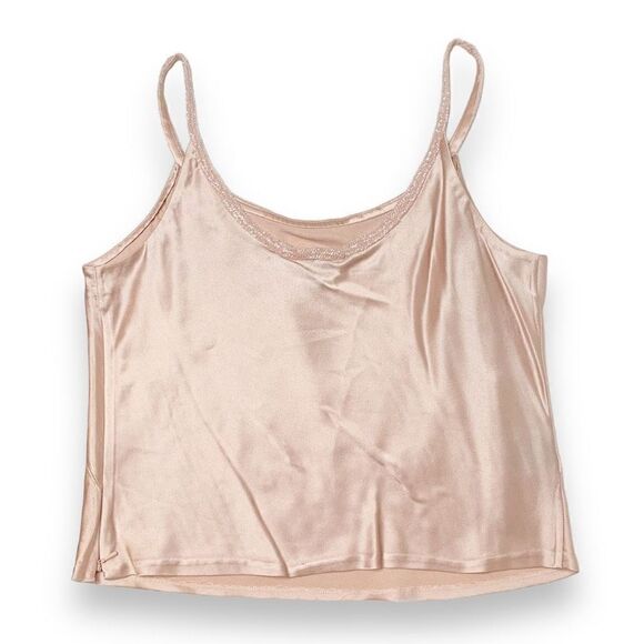 Carmen Marc Valvo Collection Satin Blush Pink Midi Skirt & Top Set Women’s 8/12 - Picture 2 of 16